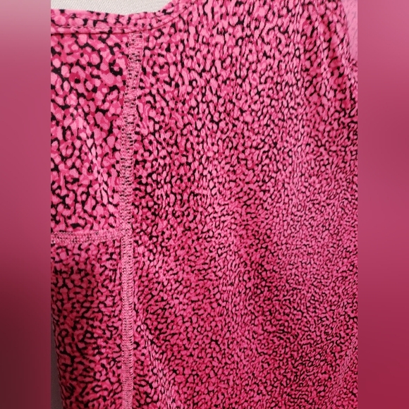 Nike Drifit Pink Cheetah Print Racer Back Tank Large - Picture 11 of 12